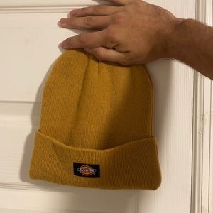 Gold/yellow dickies beanie